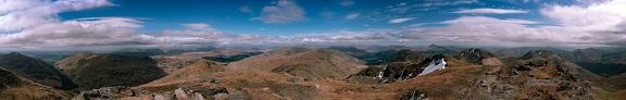Panorama from the summit of Beinn Ìme