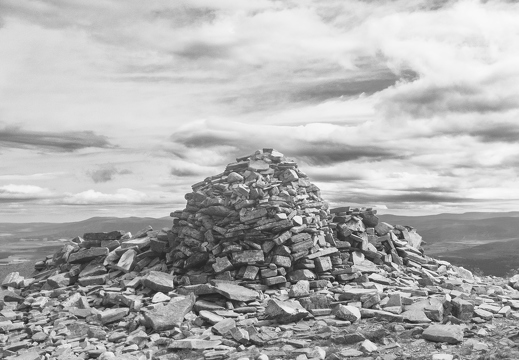 The Summit Cairn of Meall a' Bhuachaille
